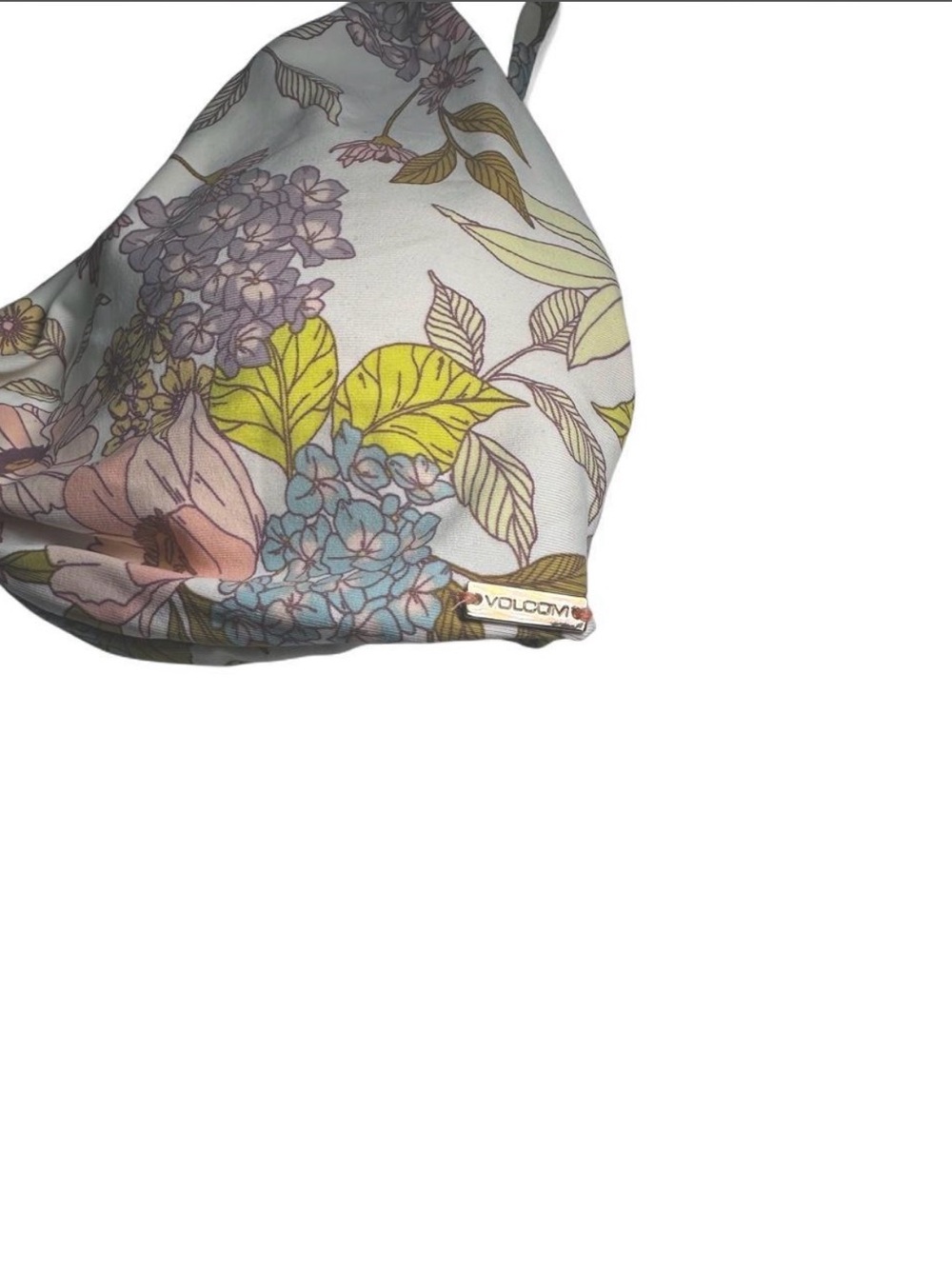 Volcom Big Poppy Bikini Set - Floral Boho Coastal Vaca Summer Surf Resort Beach - Picture 4 of 5